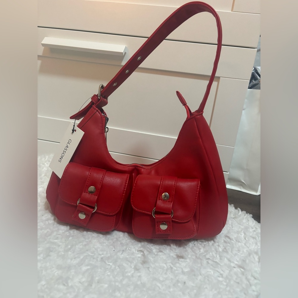 Red Glassons Purse